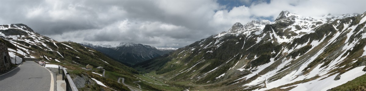 Panorama fra Splügenpass