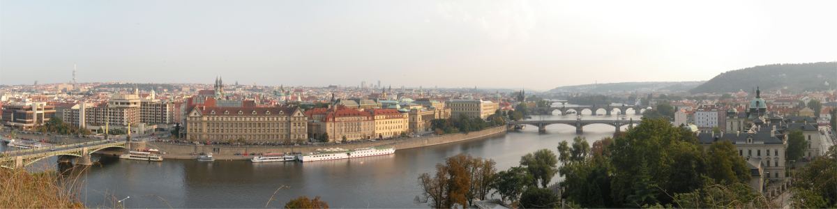 Panorama over Prags broer fra nord