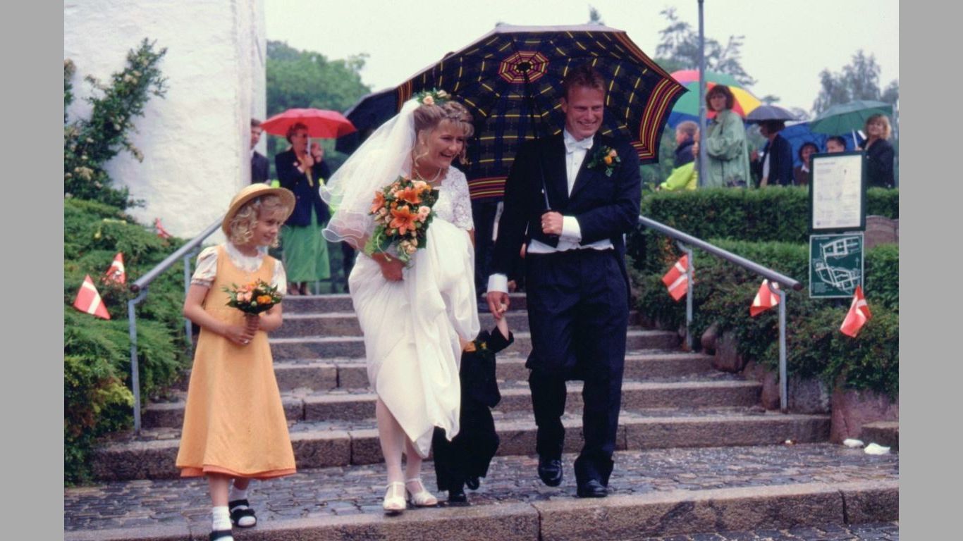 Kent og Gittes bryllup 1997