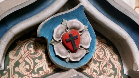 Lutherrose i Wittenberg Slotskirke