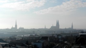 2016 Lübeck 20 Udsigt fra hotellet morgen