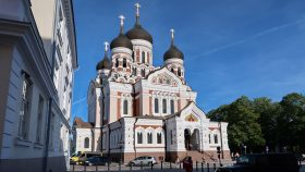 Alexander Nevsky-katedralen i Tallinn set fra vest