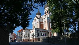 Alexander Nevsky Katedralen på Domhøjen i Tallin.