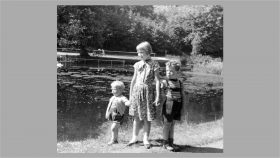 Lars, Ellen og Bent i 1958