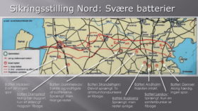 Kort over de 8 svære batterier